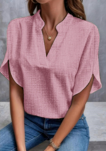 V-Neck Chiffon Blouse