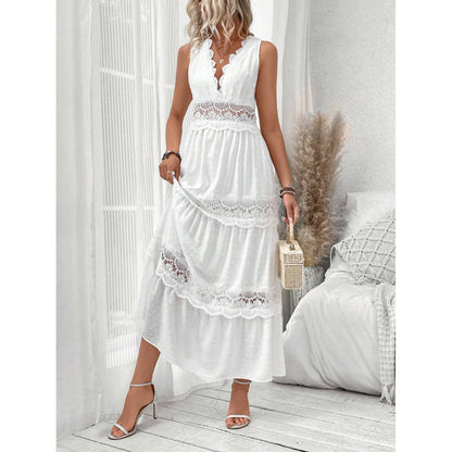 Lace V-Neck Dress