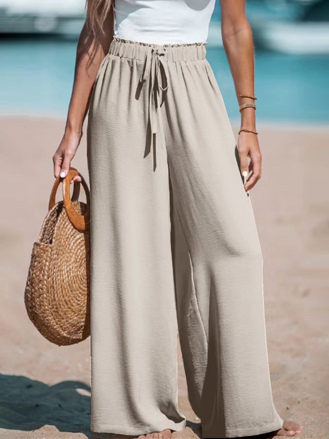 Loose Wide-Leg Trousers