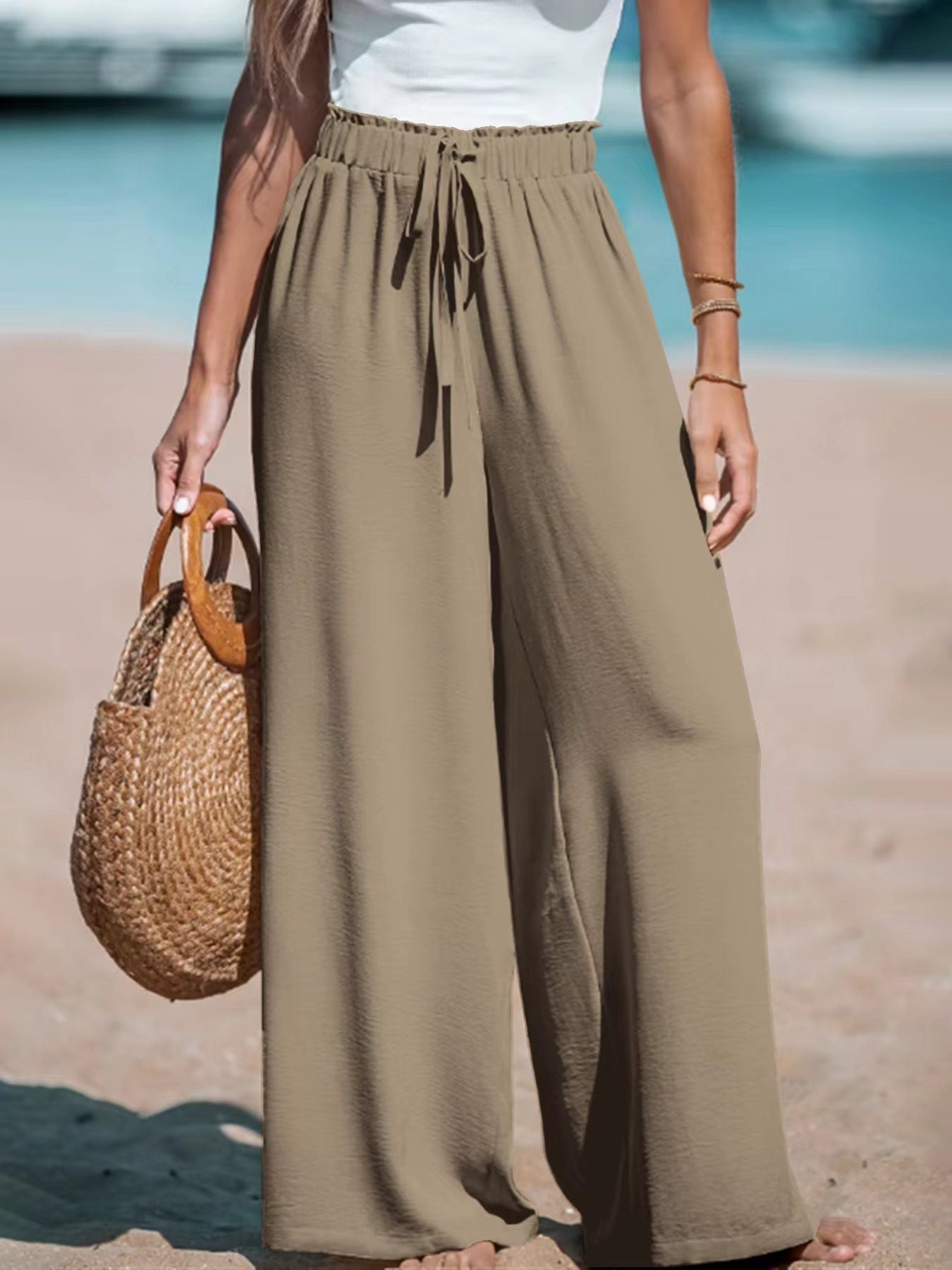 Loose Wide-Leg Trousers
