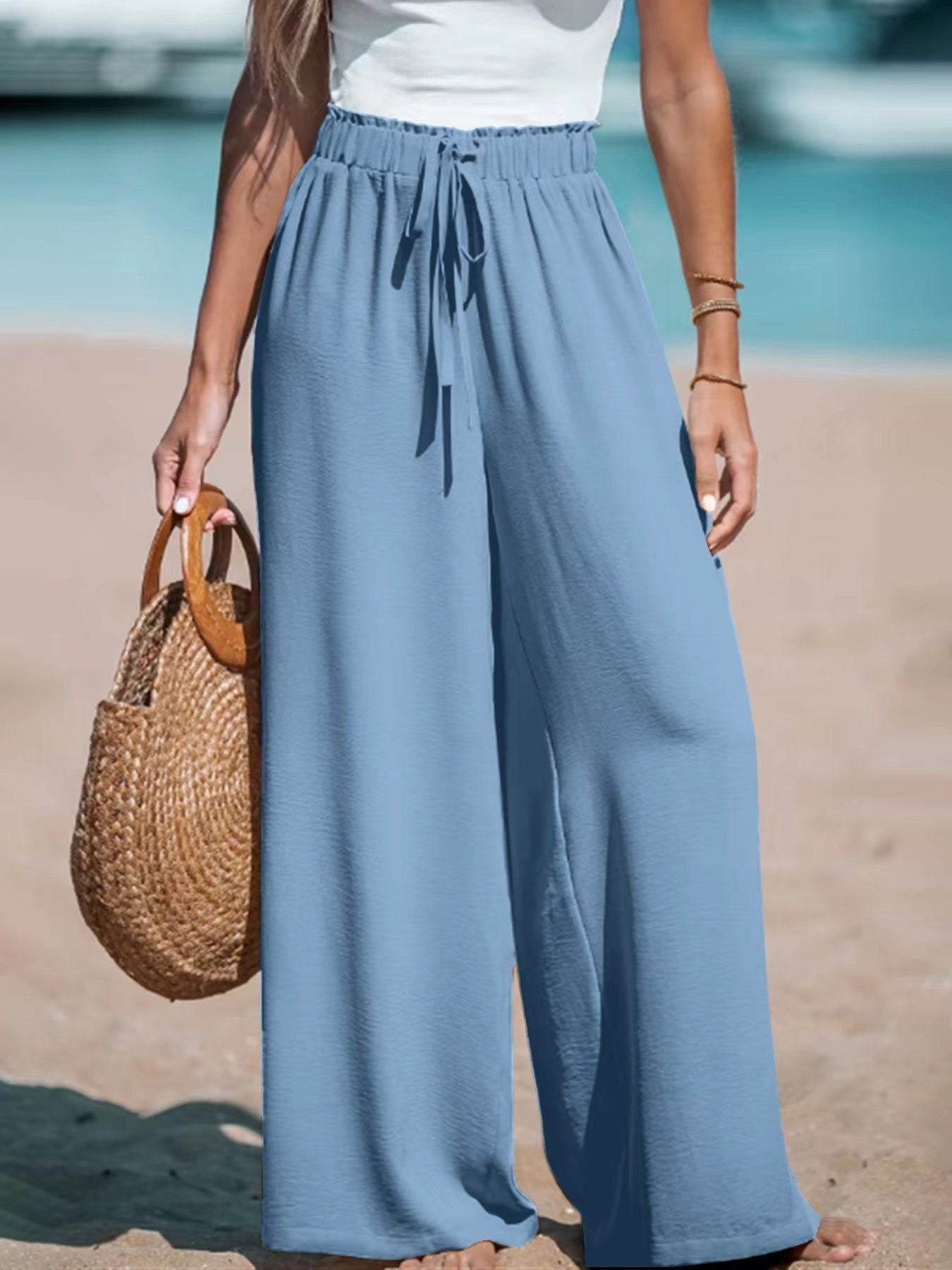 Loose Wide-Leg Trousers