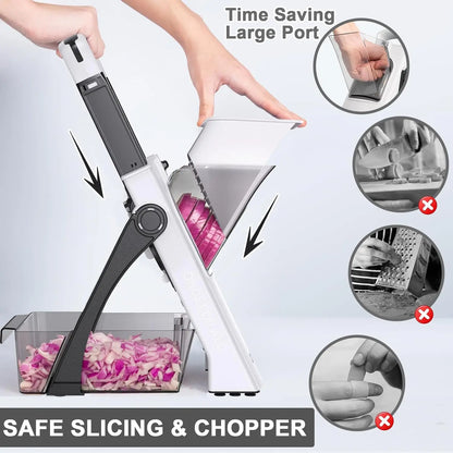 1  10-in-1 Pro Vegetable Chopper – Fast & Easy Prep