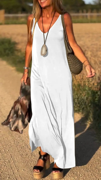 Sexy V-Neck Strap Dress