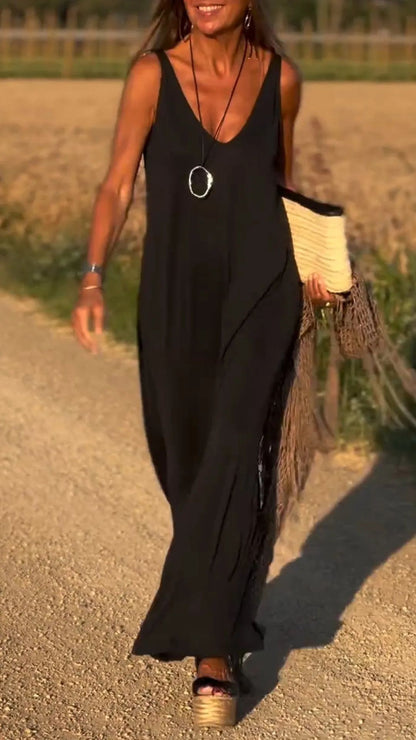 Sexy V-Neck Strap Dress