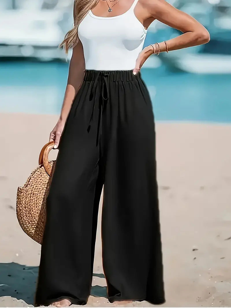 Loose Wide-Leg Trousers