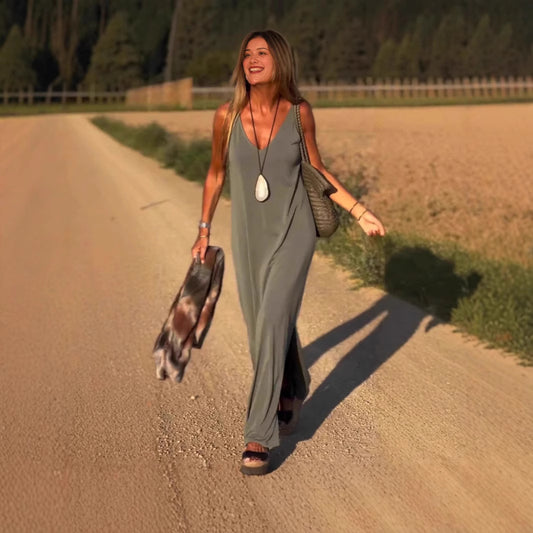 Sexy V-Neck Strap Dress