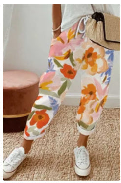 Cotton Linen Casual Pants