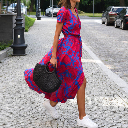 Printed Beach Dress